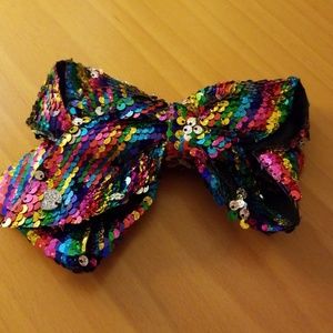 Jo Jo Sequence Bow Hair Clip